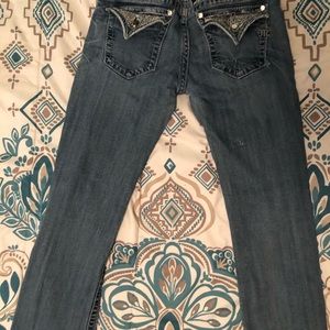 Miss Me jeans. Size 28. Light wear.